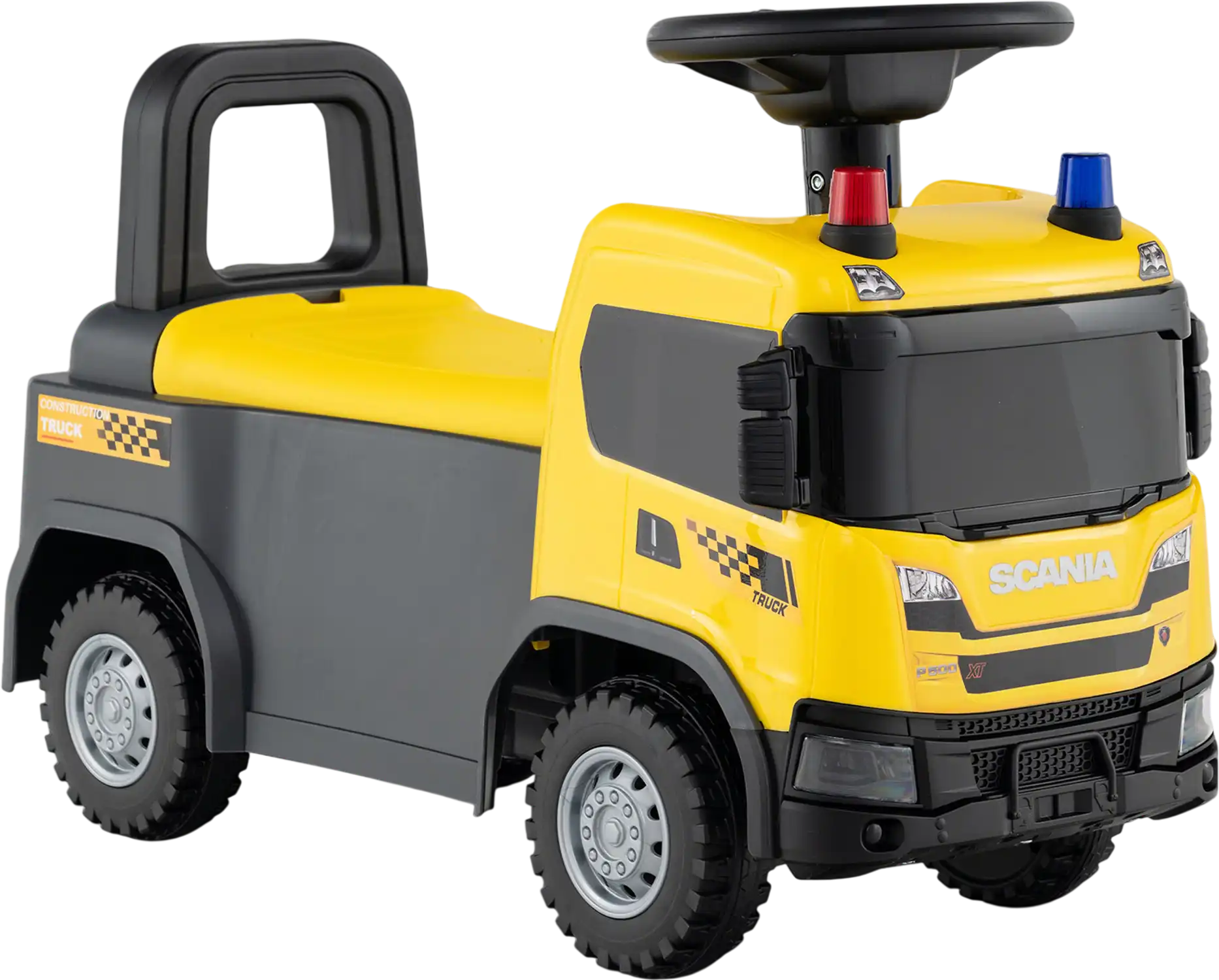 Costway Licensed SCANIA Kids Ride-On Push Car Steering Wheel Music 62972073 New