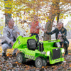 Kids Ride on Dump Truck 12V Ride on Car with Electric Dump Bed-Green - Gallery View 1 of 13