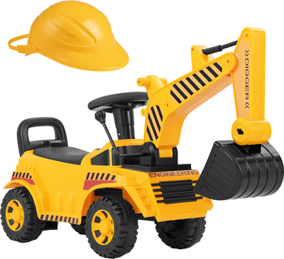 Costway Kids Ride-On Excavator Adjustable Shovel 824137659 New