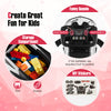3-in-1 Lamborghini ride-on push car in white with storage compartment, horn sounds, and durable frame for kids' fun.
