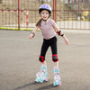 Kids Roller Skates 4 Sizes Adjustable Quad Skates with Light-up Wheels-Navy - Gallery View 1 of 11