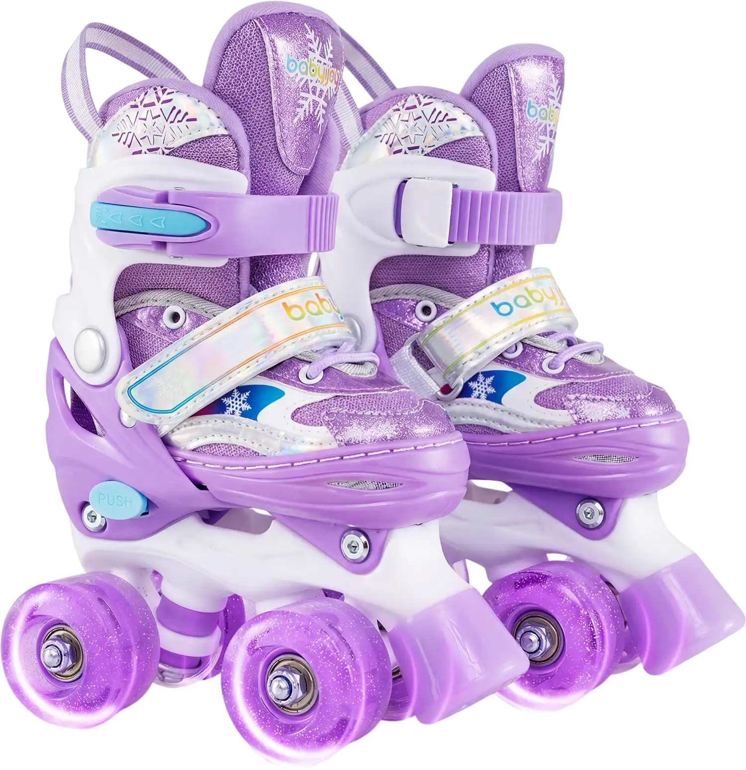 Costway Kids Adjustable Light-Up Roller Skates XS Ages 3-4 67380619 New