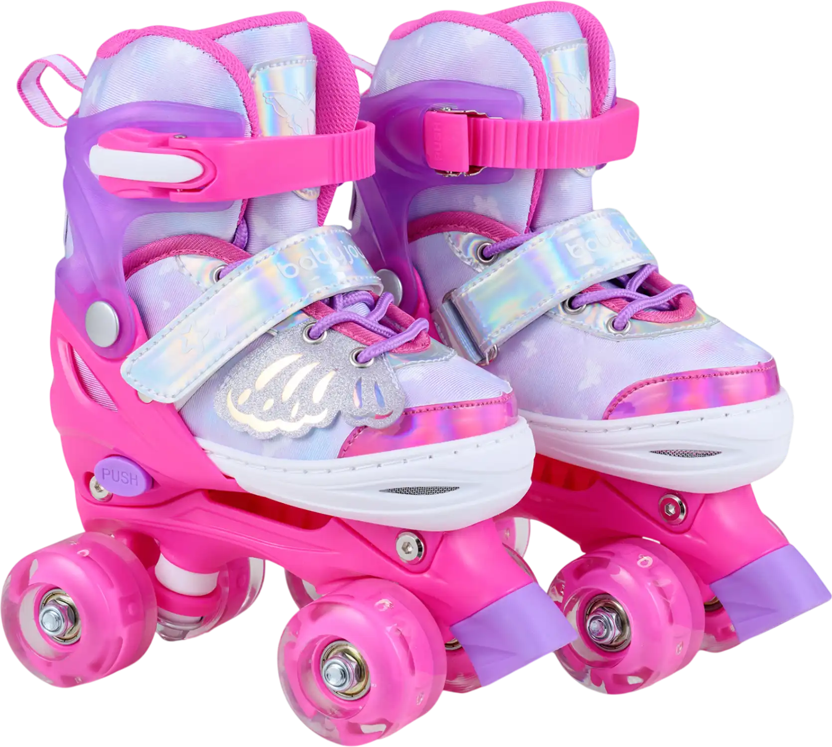 Costway Kids Roller Skates 4 Light-Up Wheels Ages 5-7 41958321 New