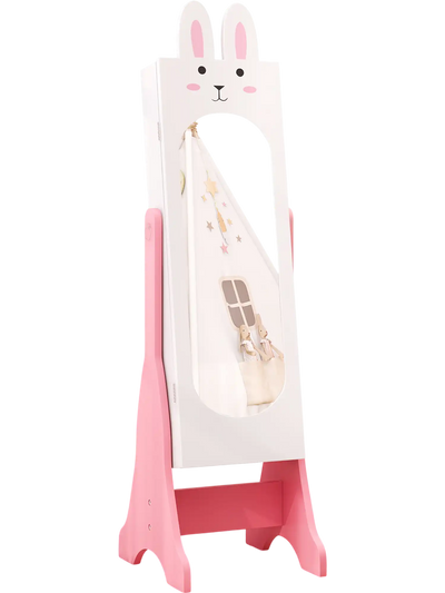 Costway Princess Kids Vanity Table and Chair Set White 61439287 New