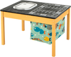 3-in-1 Kids Sand Water Activity Table with Foldable Storage Bin