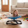 Kids Sensory Swivel Chair with Sunflower Shape 360° Spinning Chair for Toddlers-Blue - Gallery View 1 of 10