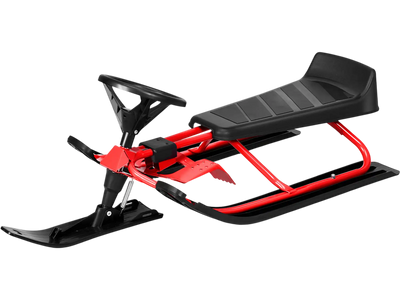 Costway Kids Snow Sled Steering Wheel Double Brakes 44 x 20