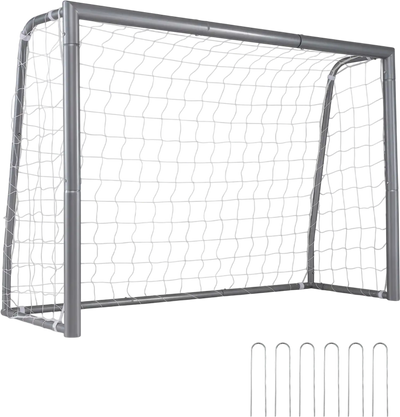 Costway Kids Soccer Goal Tear-Resistant Net Ground Stakes 64585128 New