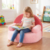 Kids Sofa Toddler Foam Couch with Soft Fleece Fabric Cover-Pink - Gallery View 1 of 12
