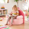 Kids Sofa Toddler Foam Couch with Soft Fleece Fabric Cover-Red - Gallery View 1 of 12