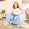 Kids Sofa with Breathable Spandex Fabric and High-density Sponge Filling for Boys and Girls-Purple - Gallery View 1 of 10