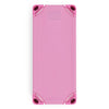 Pink stackable daycare cot with detachable Oxford cloth, designed for easy cleaning and space-saving storage.