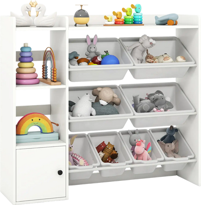 Costway Kids Toy Storage Bookshelf Cabinet 55349829 New