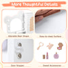 Adorable bear-shaped kids vanity with lights, easy-to-clean surface, and sweet accessories for safe play and creativity.