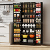 Kitchen Pantry Cabinet 65.5 Inch Freestanding Tall Buffet Cupboard-Black - Gallery View 1 of 10