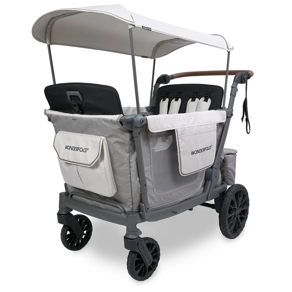 WonderFold L4 Stroller Wagon 4-Seater Foldable with Canopy Set New