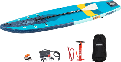 Sea Eagle LB11K_EP LongBoard 11 Inflatable Board Electric Pump Package New