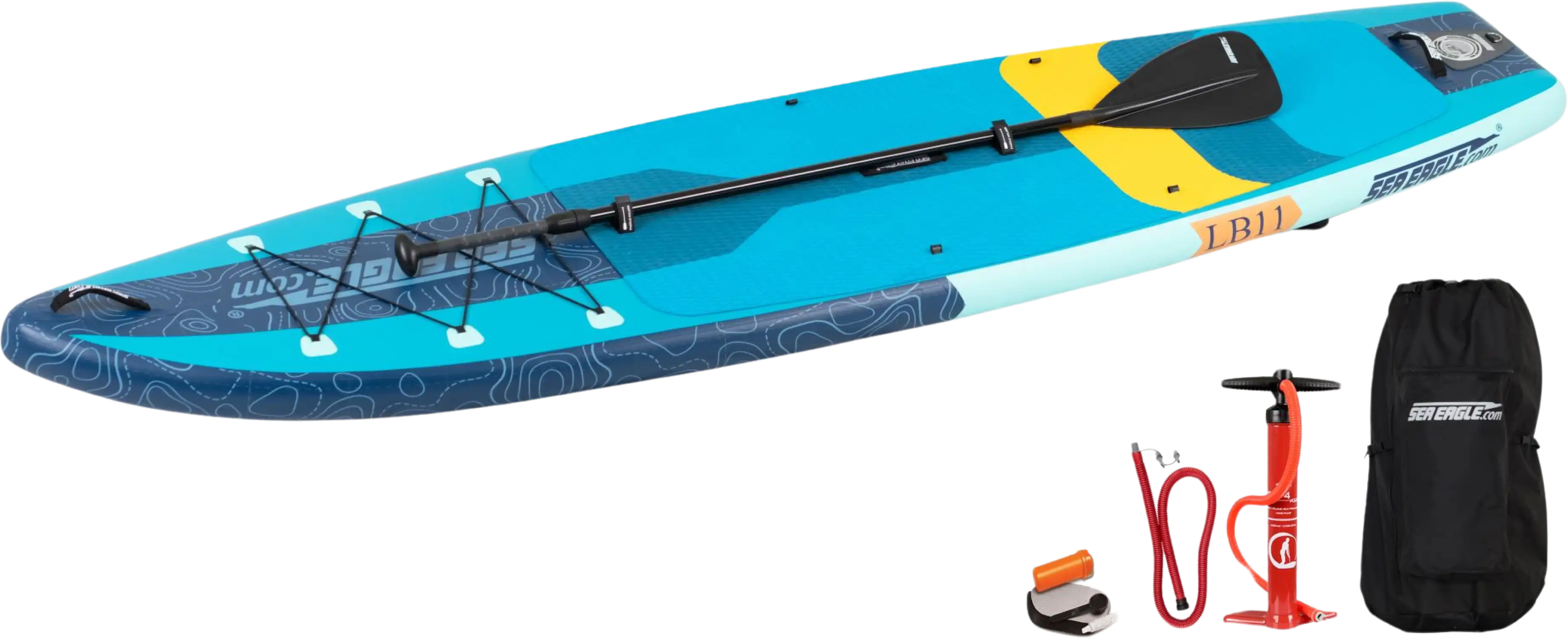 Sea Eagle LB11K_ST LongBoard 11 Inflatable Board Start Up Package New