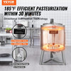 Vevor Commercial Milk Pasteurizer 26.4 Gal Stainless Steel Auto Temp Control 220V 3-Phase New