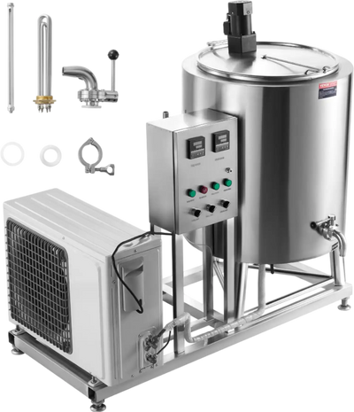 Vevor Commercial Milk Pasteurizer 40 Gal Stainless Steel New