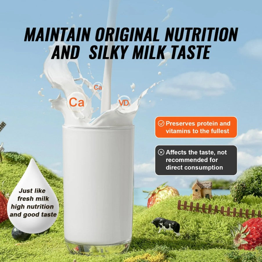 Vevor Commercial Milk Pasteurizer 7.9 Gal Stainless Steel for Milk and Plant-Based Alternatives New