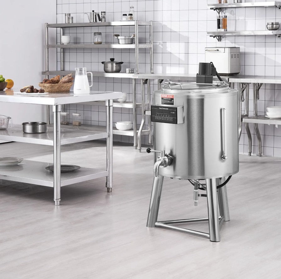 Vevor Commercial Milk Pasteurization Machine 13.2 Gal Stainless Steel New
