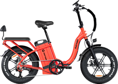 Rattan LF Ultra Foldable Electric Bicycle Step-Thru 32 MPH 120 Mile Range 1000W 48V 40.5Ah New