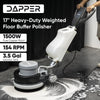 Dapper Supply Floor Buffer Polisher 17" Multi-Functional Heavy-Duty Weighted 154 RPM 1500W New