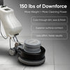 Dapper Supply Floor Buffer Polisher 17" Multi-Functional Heavy-Duty Weighted 154 RPM 1500W New