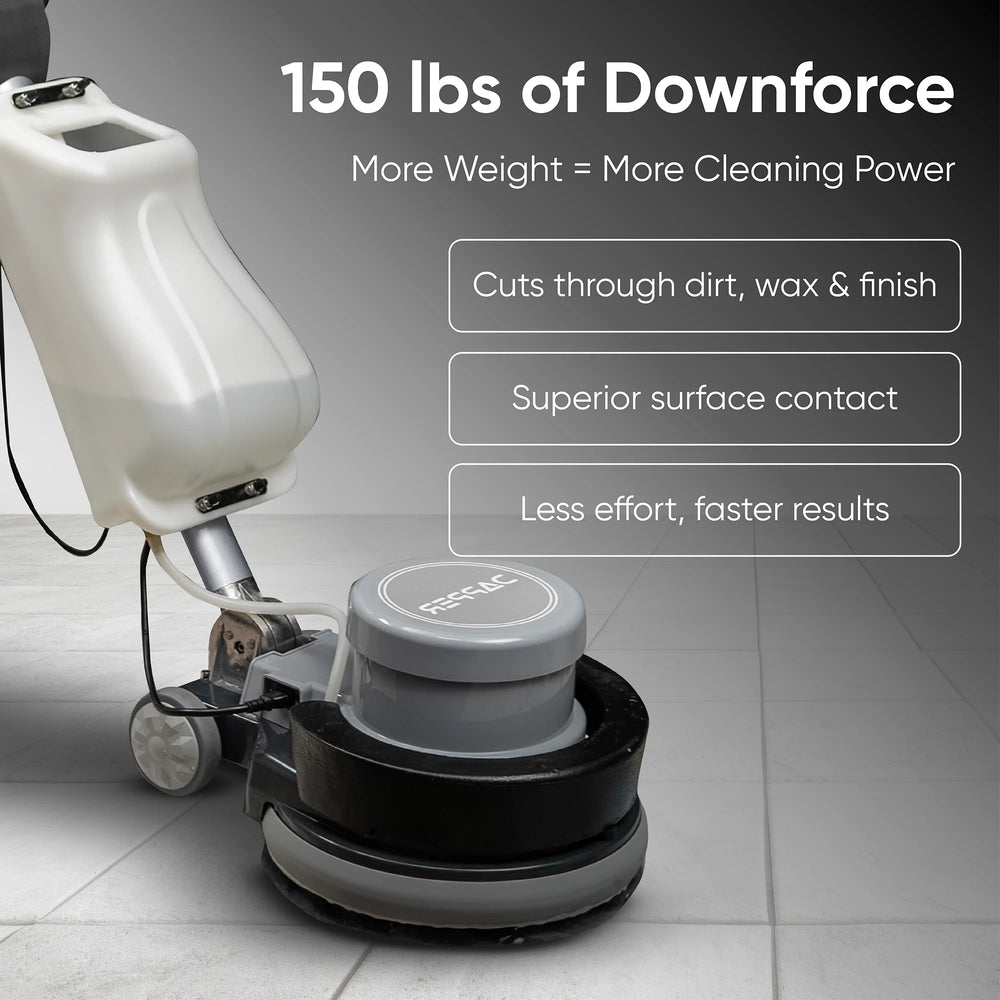 Dapper Supply Floor Buffer Polisher 17" Multi-Functional Heavy-Duty Weighted 154 RPM 1500W New