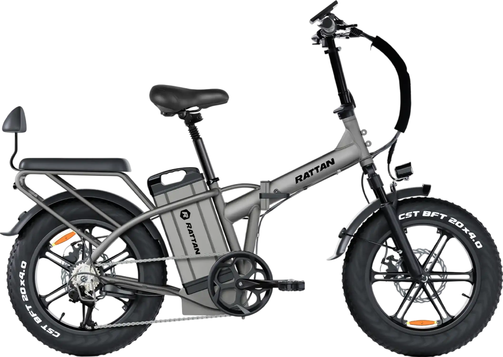 Rattan LM Ultra Foldable Electric Bicycle 32 MPH 120 Mile Range 1000W 48V 40.5Ah New