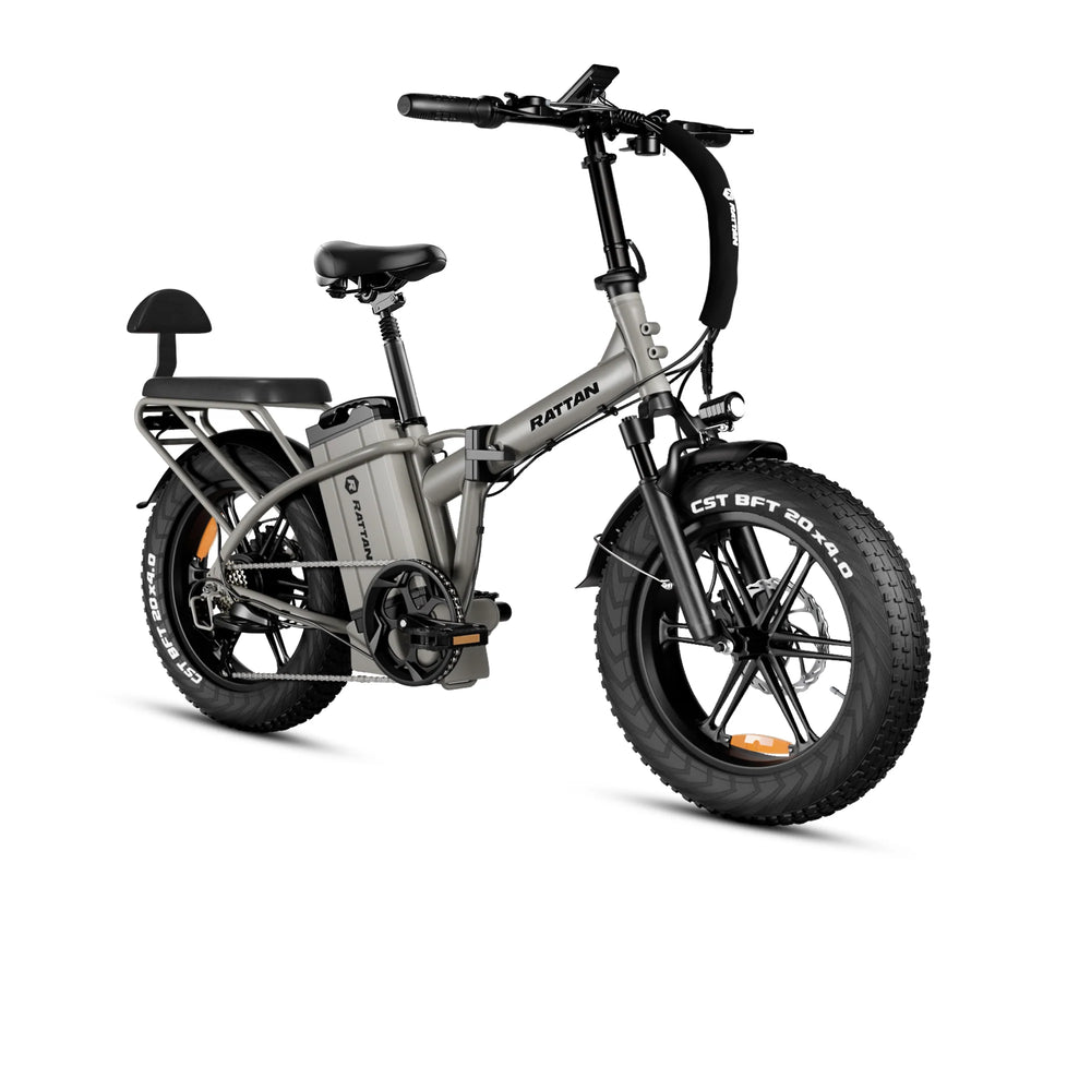 Rattan LM Ultra Foldable Electric Bicycle 32 MPH 120 Mile Range 1000W 48V 40.5Ah New
