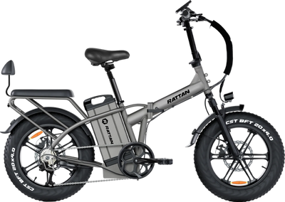Rattan LM Ultra Foldable Electric Bicycle 32 MPH 120 Mile Range 1000W 48V 40.5Ah New