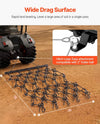 Vevor Drag Harrow 7' x 3.7' ATV Chain 69 Teeth for Lawn and Landscape Leveling New