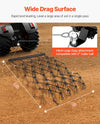 Vevor Drag Harrow 4' x 5.6' ATV Chain 80 Teeth for Lawn and Landscape Leveling New