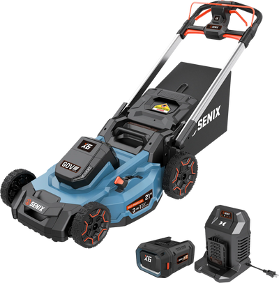 Senix LPSX6-H Self-Propelled Mower 60 Volt Max 21-Inch Cordless Brushless with Battery & Charger New
