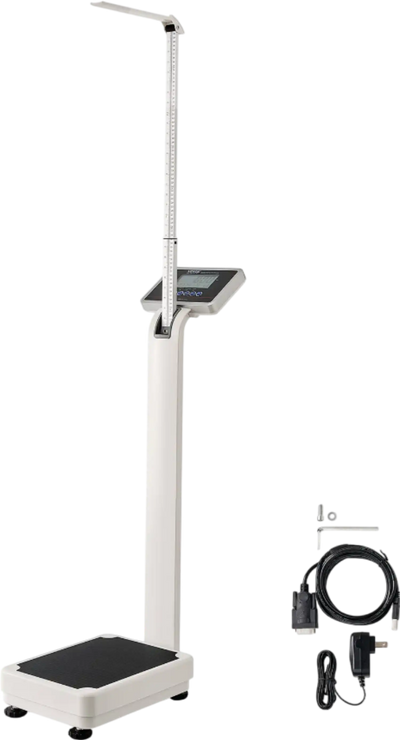 Vevor Professional Medical Digital Scale with Height Rod and 500 Lb Capacity New