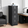 Vevor 4-Drawer Locking File Cabinet Vertical Metal Storage for A4/Letter/Legal Size Black New