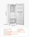 Vevor Convertible Freezer Refrigerator 11 Cu. Ft. Upright Frost Free with Digital Control New