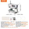 Vevor Continuous Bag Band Sealer 600W Vertical Up to 52.5 ft/min Speed New