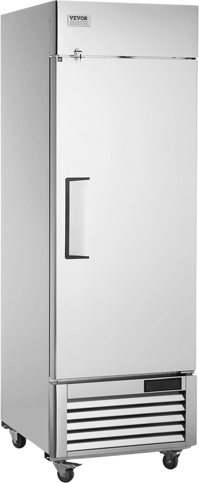 Vevor Commercial Refrigerator 19.32 Cu. Ft. Upright Reach-In Single Door 27