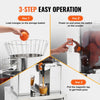Vevor Commercial Orange Juicer 120W 25 Oranges/Min Auto Feed with Water Tap New