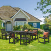 Vevor Patio Dining Set All-Weather Outdoor Table and Chairs 7 Piece Black New