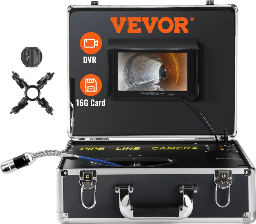 Vevor Pipeline Inspection Camera 165' Length 7