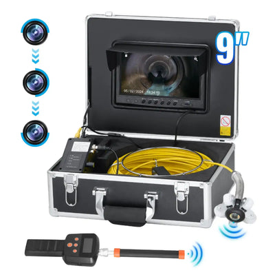 Vevor Self-Leveling Sewer Camera 165' with 512Hz Locator and 36X Zoom New