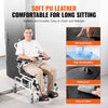 Vevor Shower Wheelchair with Commode Opening and Headrest 17.5" 300 lbs. Capacity Aluminum Alloy New