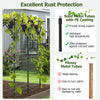 Large garden arch trellis made of PE-coated metal tubes for climbing plants, providing support and stability in outdoor.
