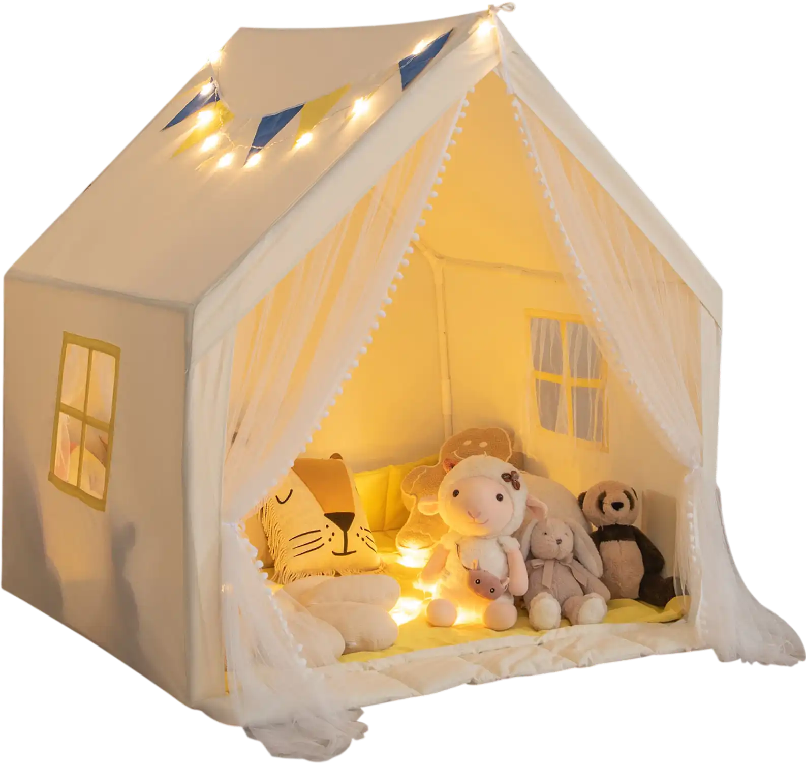 Costway Large Kids Play Tent 48 x 42 x 50
