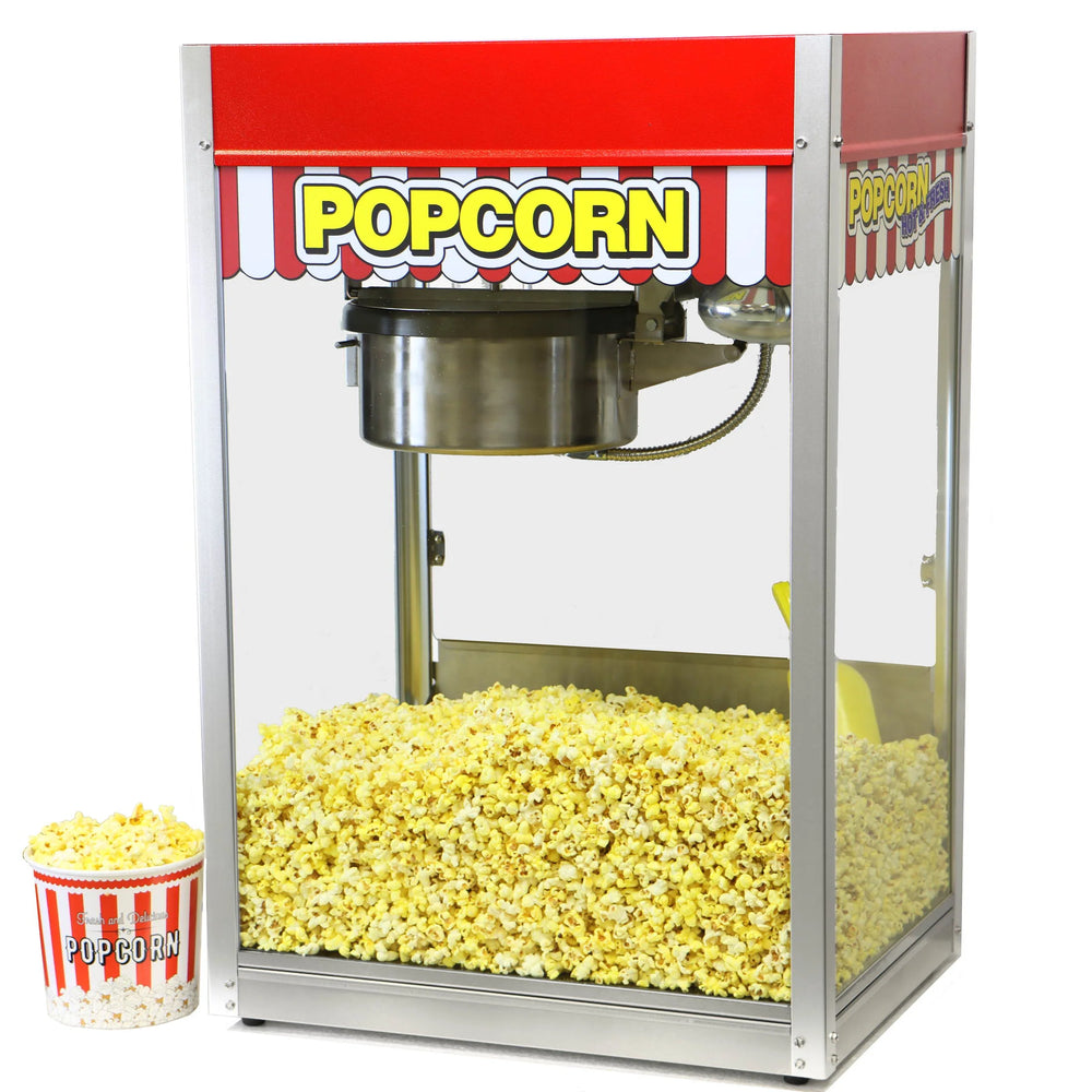 Paragon Classic Pop Commercial Popcorn Machine with 14 oz Kettle 1790W 120V New