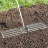 Lawn Leveling Rake 46 x 10 Inch Heavy Duty Lawn Level Tool for Soil-Silver - Gallery View 1 of 9